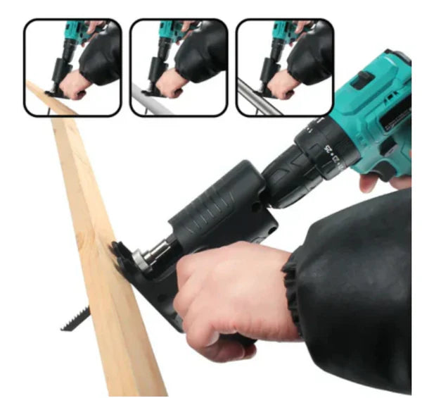 AdaptaSierra™ Convierte tu Taladro en una Herramienta Multifuncional