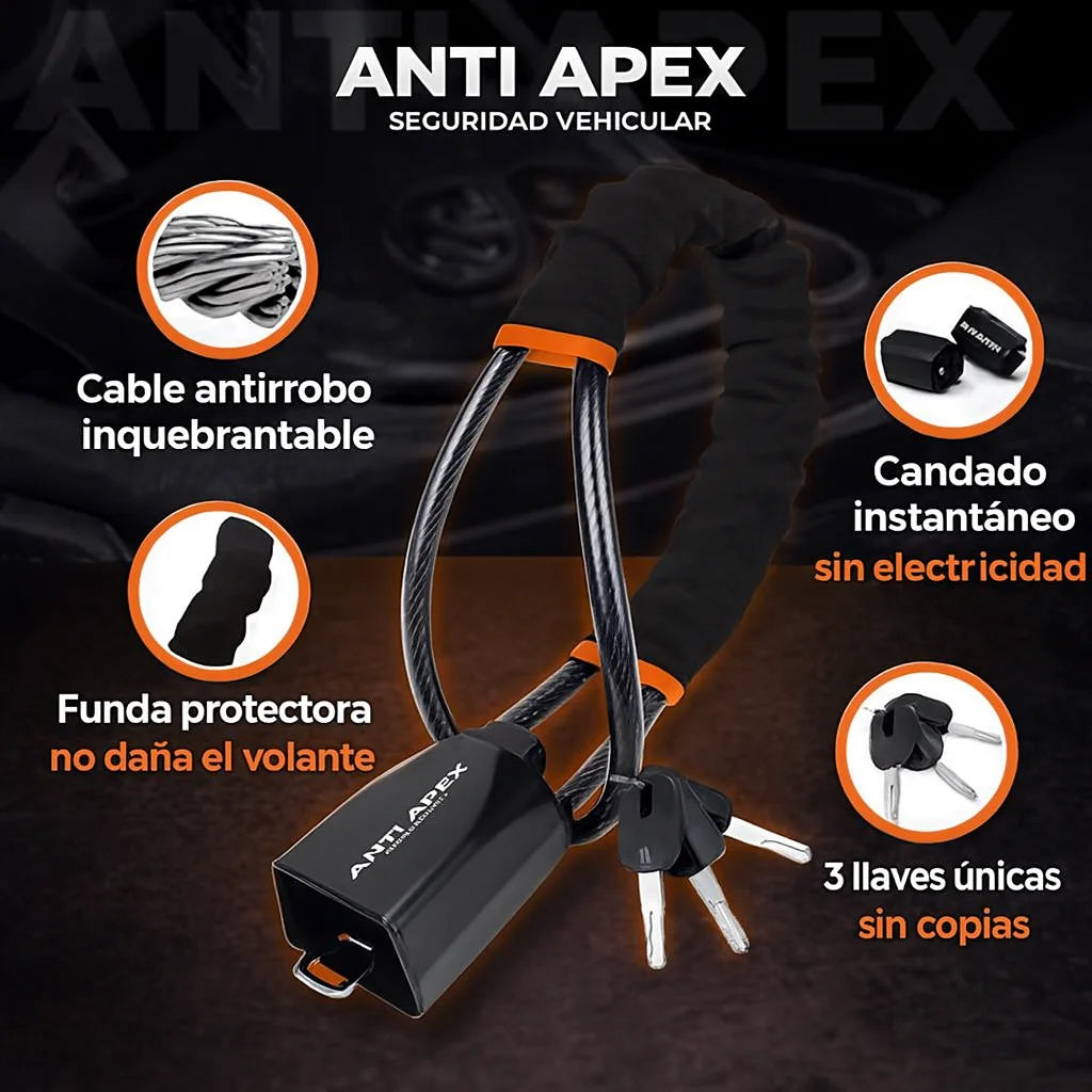 ANTI-APEX™ El Defensor Antirrobo que Inmoviliza tu Auto en Segundos