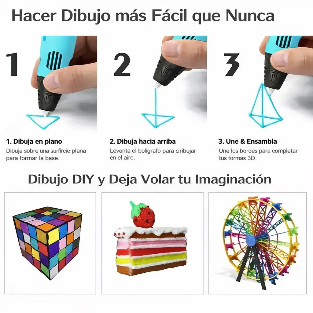 CreatiPen 3D™ Crea, Diseña y Construye en 3D