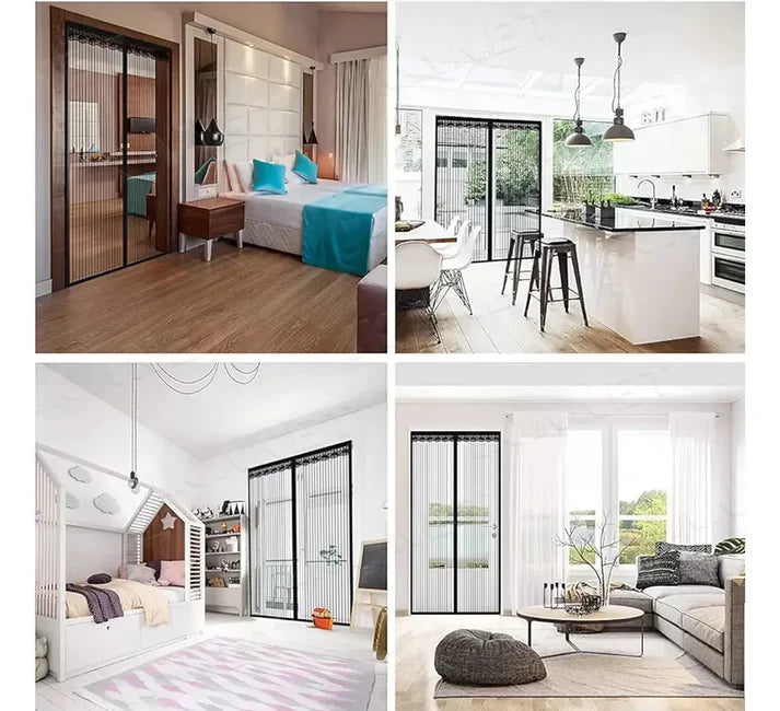 Mosquitera Magnética Premium™ Aire fresco sin mosquitos