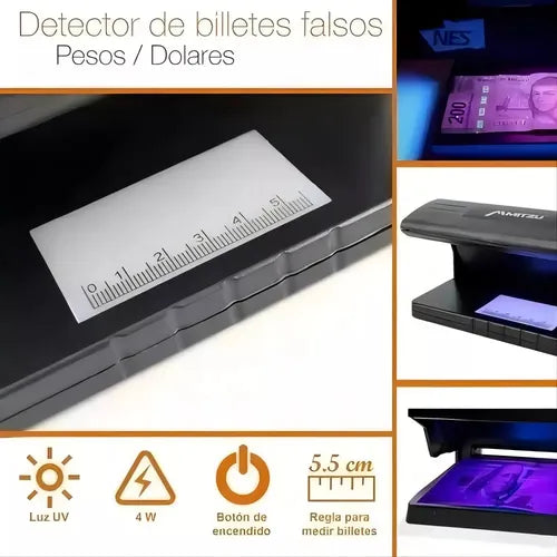 SecureCash™ – Tu defensa portátil contra billetes falsos