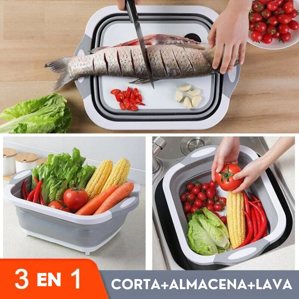 FlexiCook™ Tabla para Picar 3 en 1