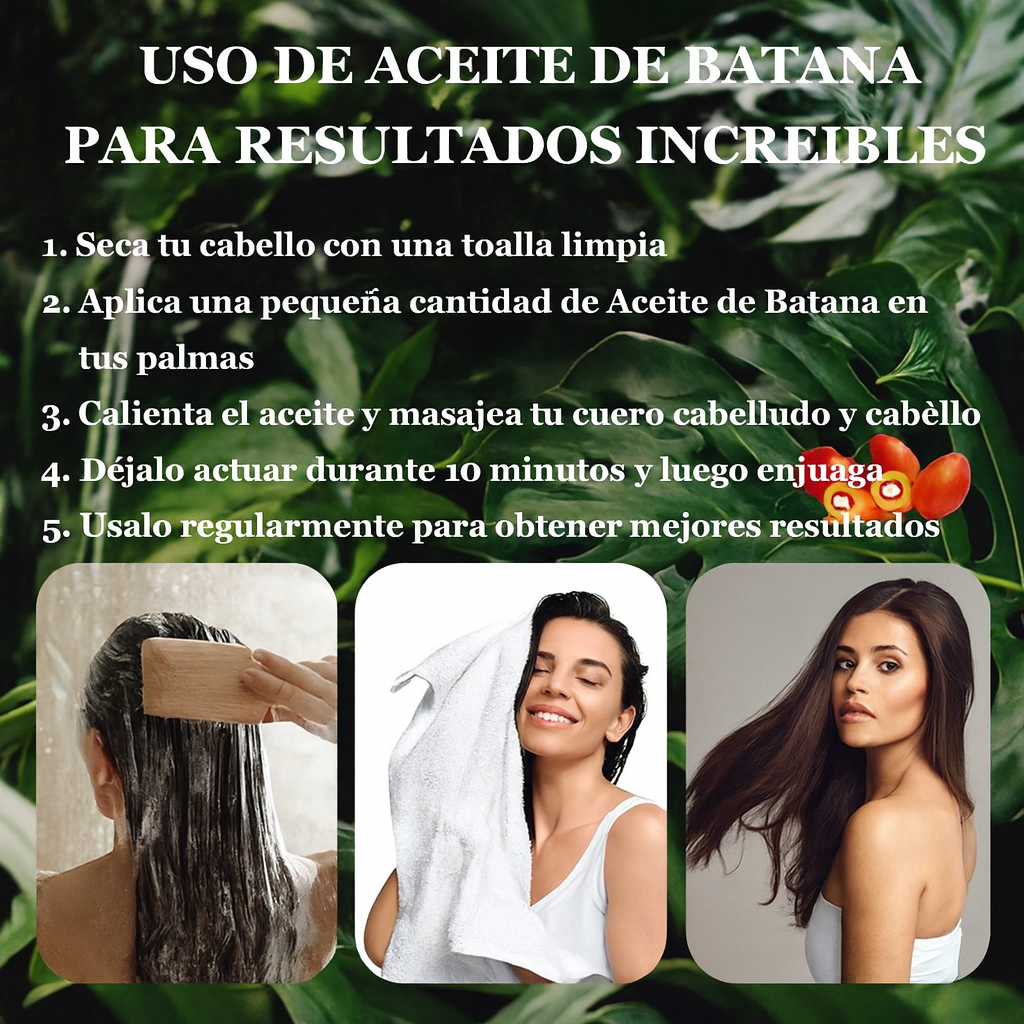 BatanaLux™ Aceite de batana estimula el crecimiento natural de tu cabello