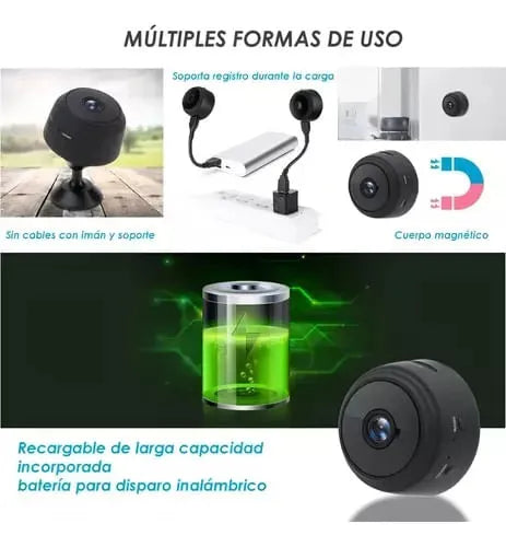 StealthCam™ – Mini Cámara WiFi de Seguridad Inteligente