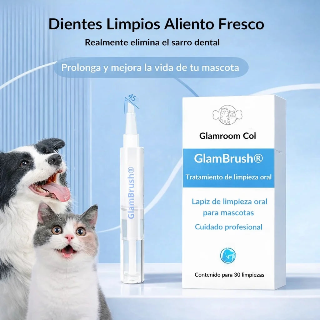 Glambrush™ Limpiador dental para mascotas ¡2x1!