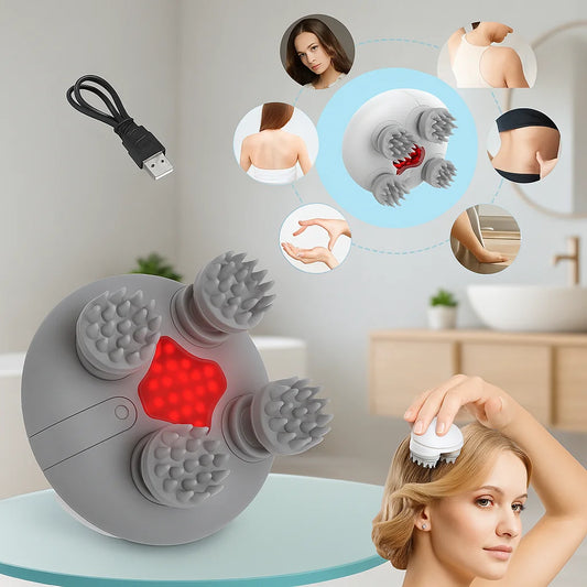 CapilZen™ Masajeador Eléctrico de Cuero Cabelludo y Cuerpo Completo