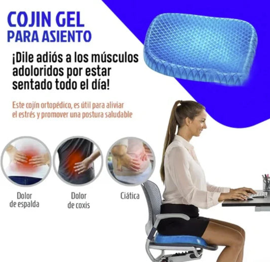 ErgoGel™ Cojín Asiento Ergonómico