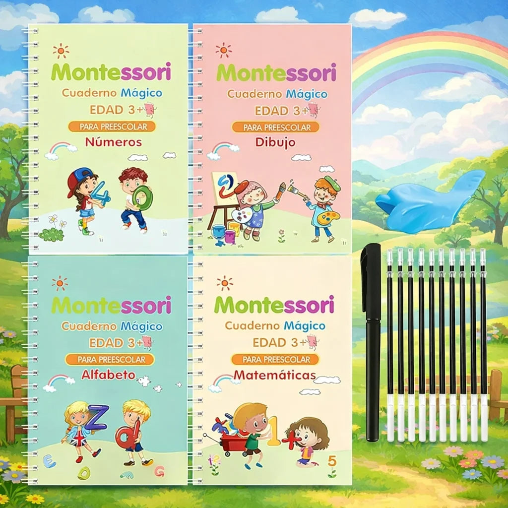 SankMagic™ Set de 4 Libros Mágicos para Niños