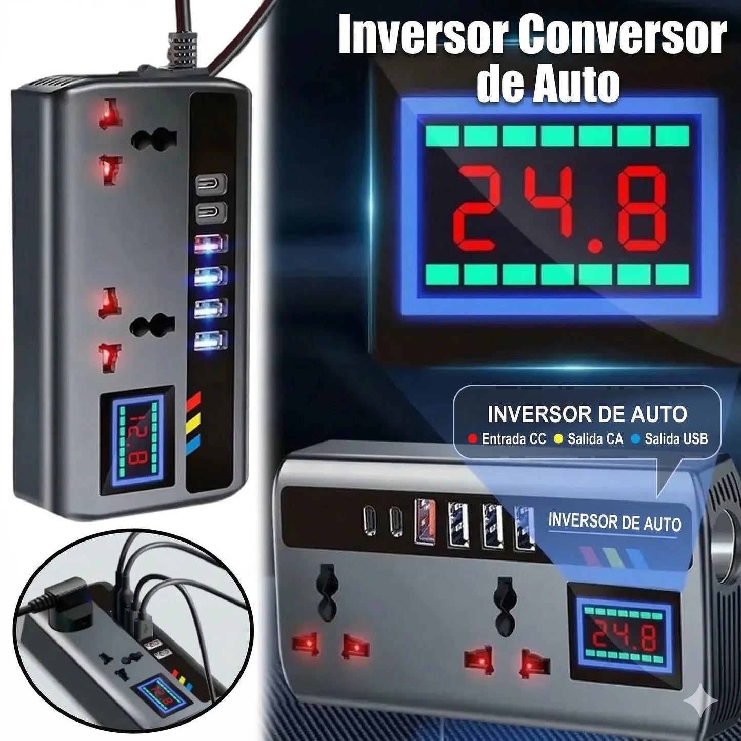 Car Inverter™ Inversor de Carga de 200W