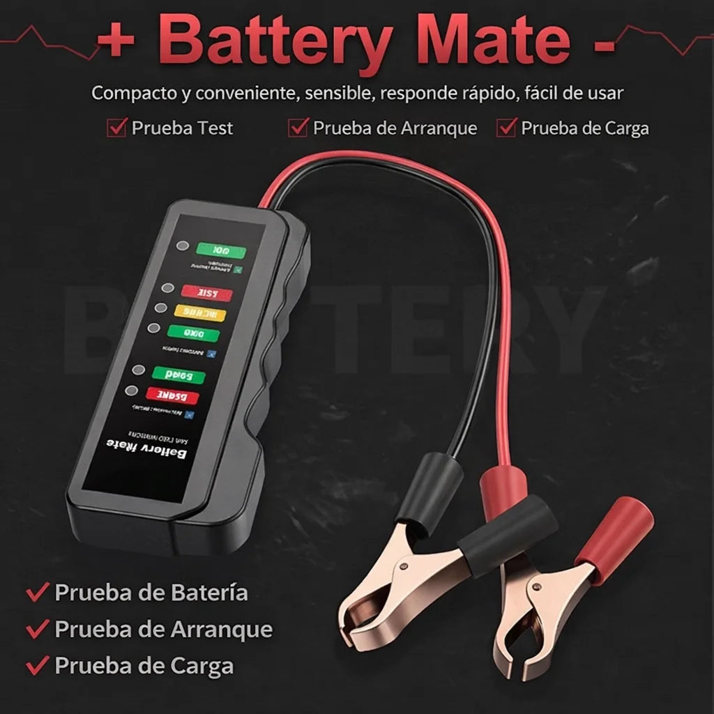 VoltCheck Pro™ Probador Automático de Batería 12V