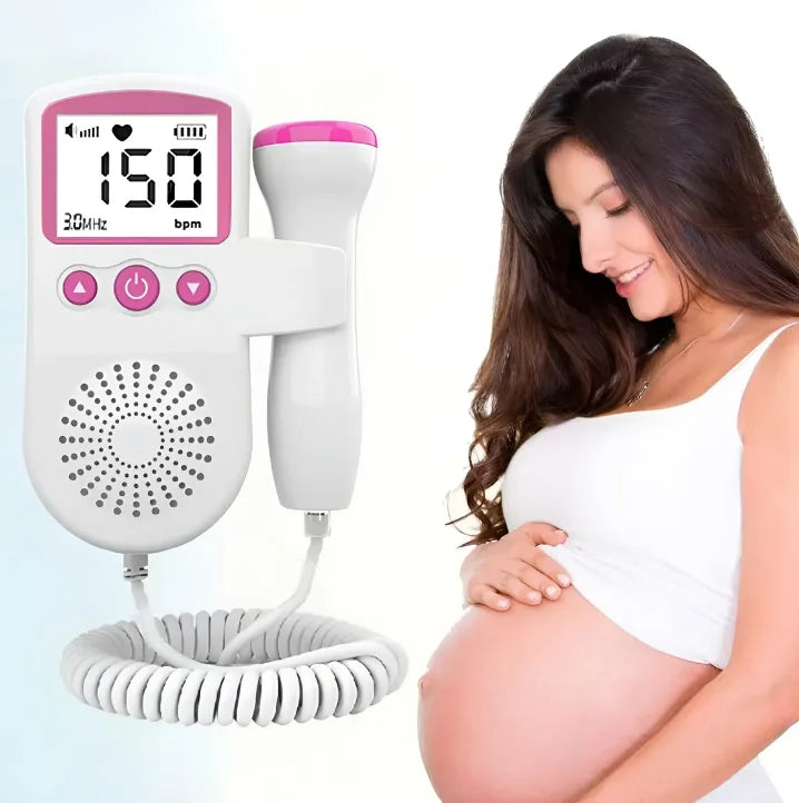 Latidos Doppler™ Monitor de Latidos para Bebe, Escucha y Siéntete Tranquila