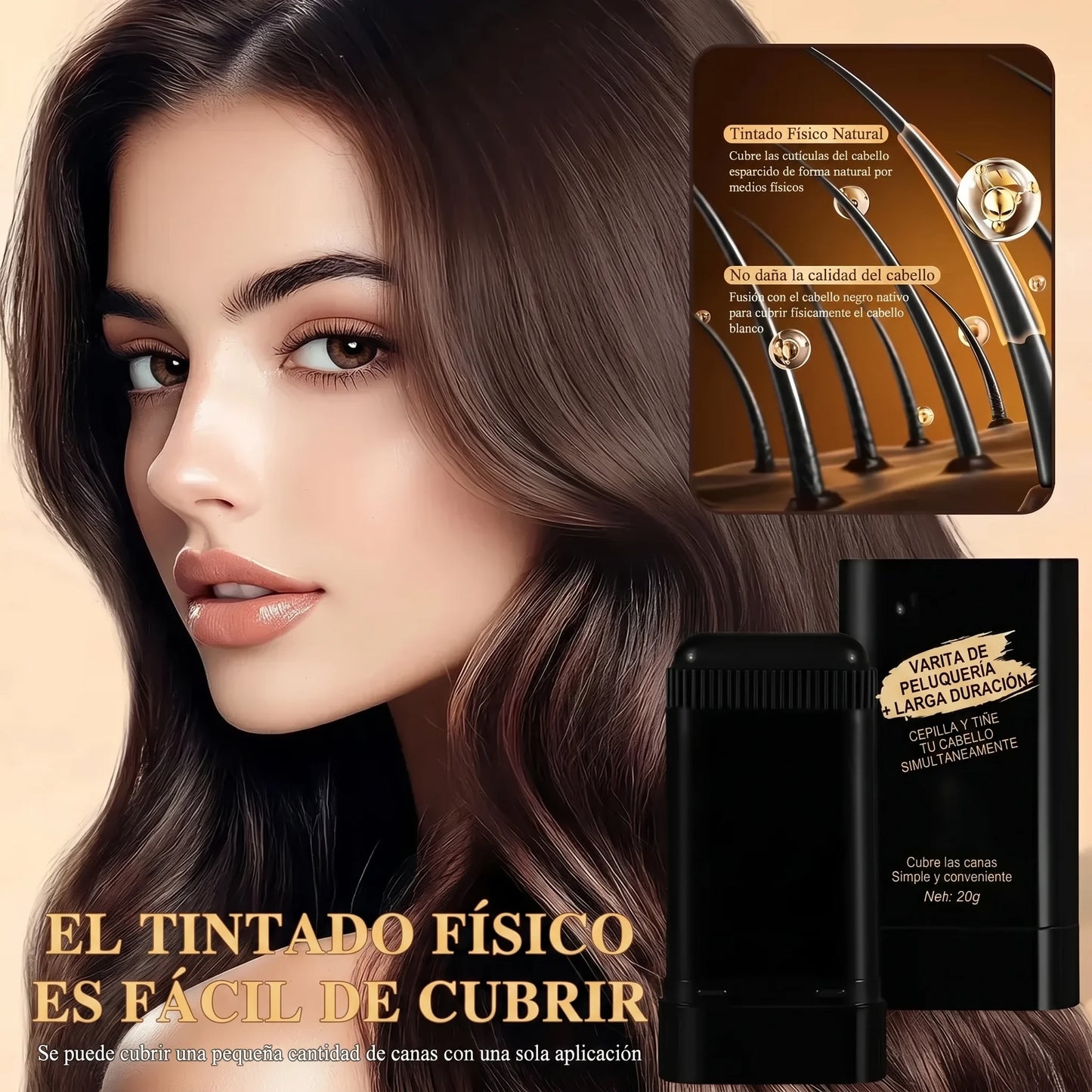 ColorBrush Pro™ Peine Cubrecanas Express 2x1