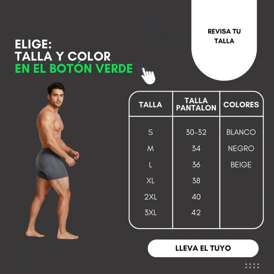 Jockmail™ Bóxer Levanta Glúteos para Hombre ¡2x1!