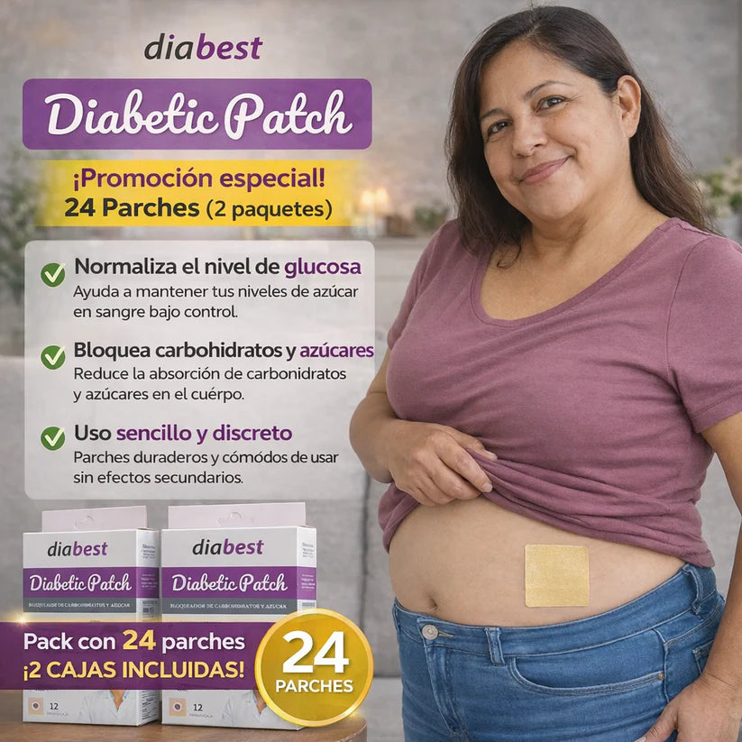 Diabetic Patch™ Apoyo diario para el Control de Glucosa