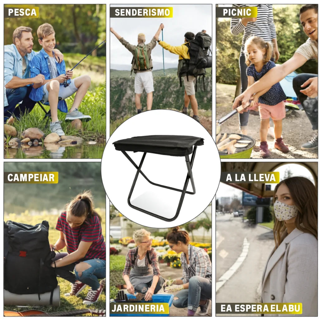 SitPack™ La Silla Plegable Portátil que Llevas a Donde Quieras