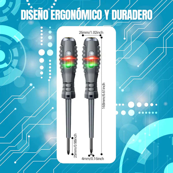 Powering Tester™ Desarmador Detector de Corriente ¡2x1!
