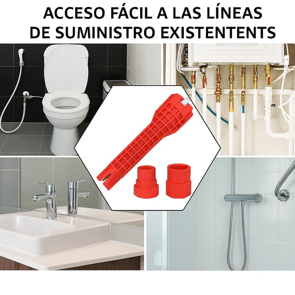 ToolFlex™ 8 en 1 La llave flexible para todo tipo de Instalaciones