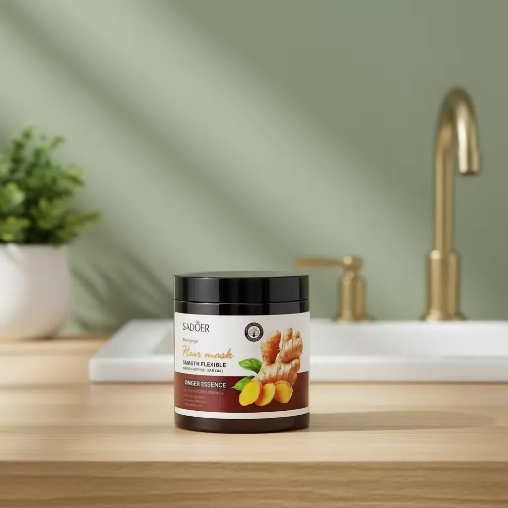 GingerGlow™ Mascarilla Capilar de Jengibre