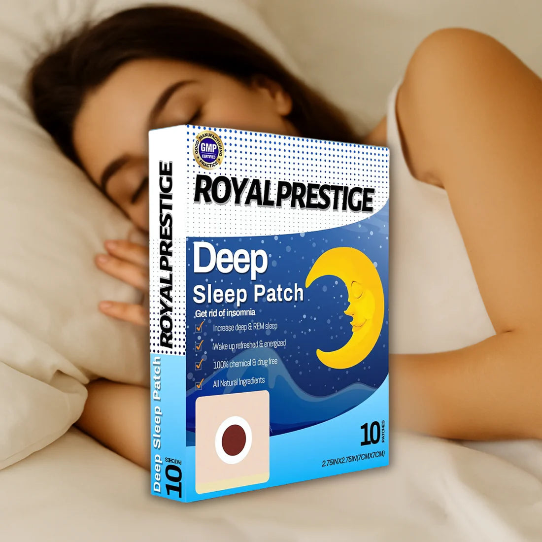 DreamPatch™ Parches Naturales para Dormir Profundo y Despertar Renovado