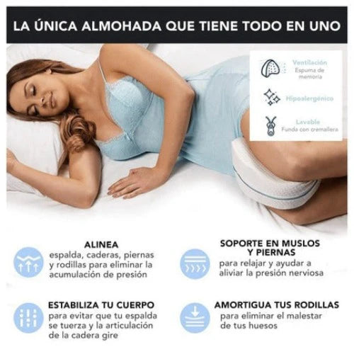 SleepLeg™ Almohada Ortopédica para Piernas y Rodillas