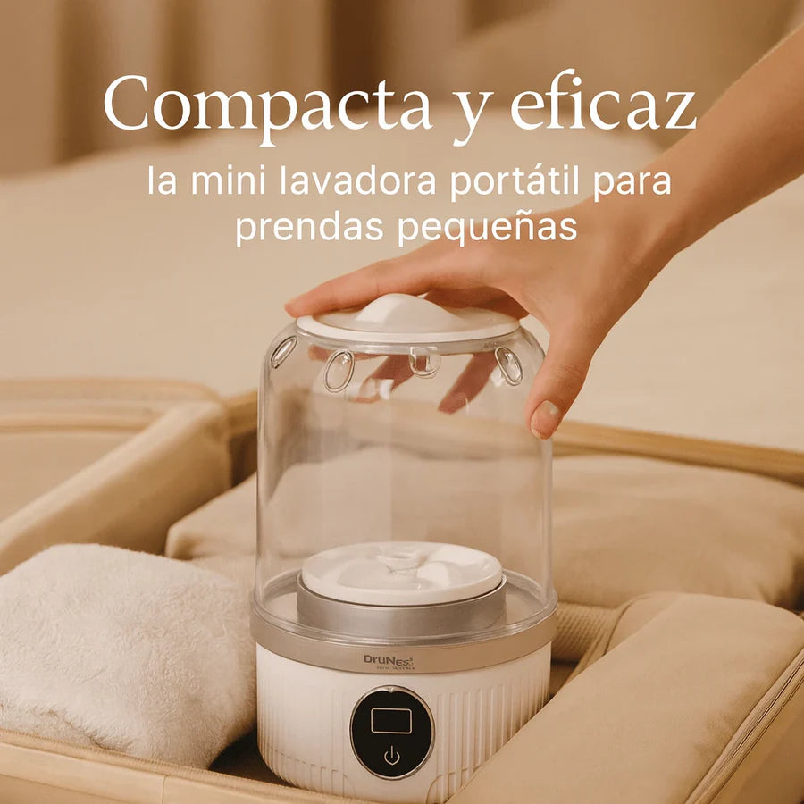 DryNest Wave™ Mini Lavadora Portátil Recargable