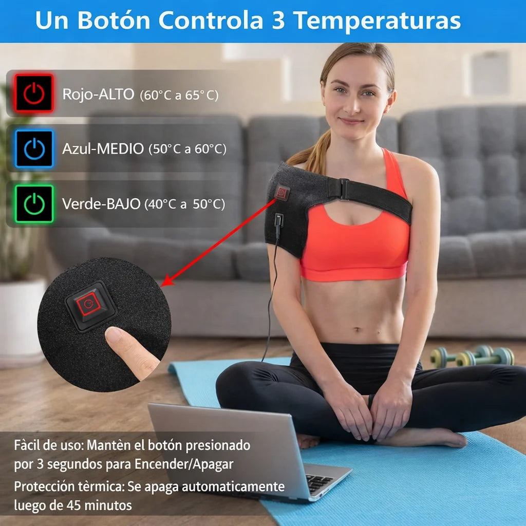 RelaxShoulder™ Hombrera Terapéutica Térmica