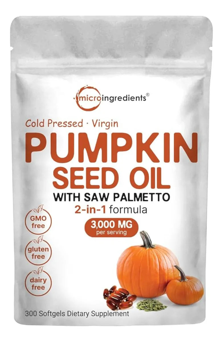 HairPump™ Aceite de Semilla de Calabaza con Saw Palmetto