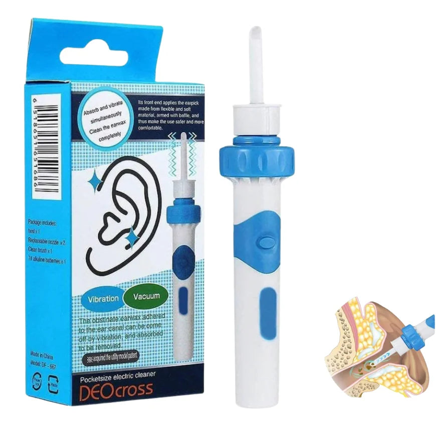 DEOcross™ Limpiador de Oídos Eléctrico con Succión Segura