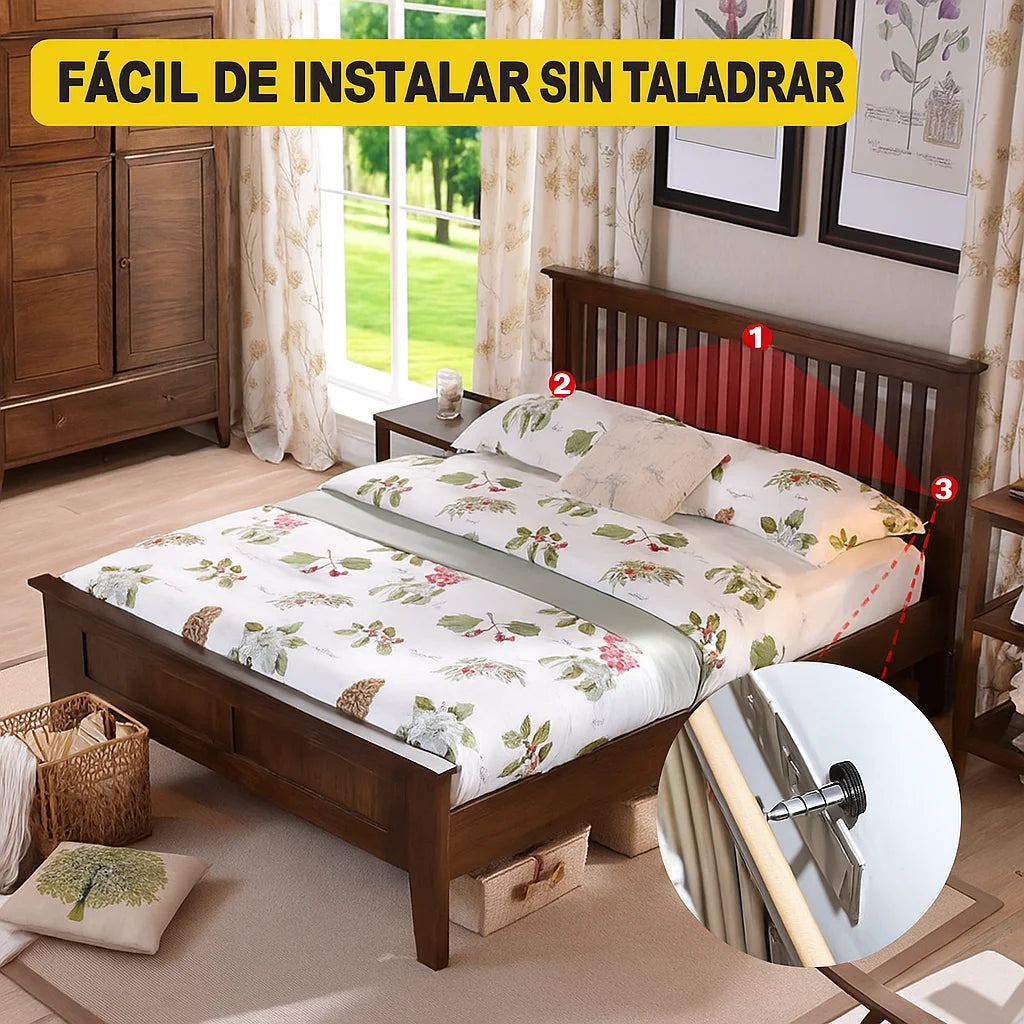 SilentLock™ Tope Estabilizador Antivibración para Cama y Muebles ¡2x1!