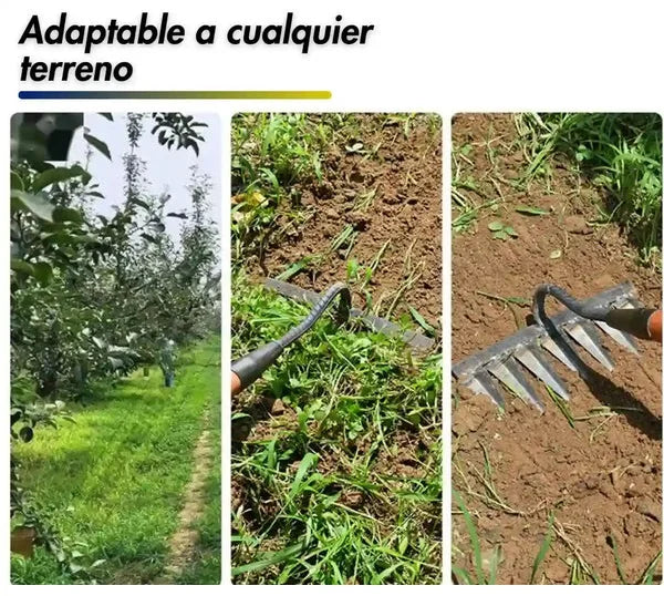RootPuller™ Rastrillo Ergonómico para Maleza Difícil