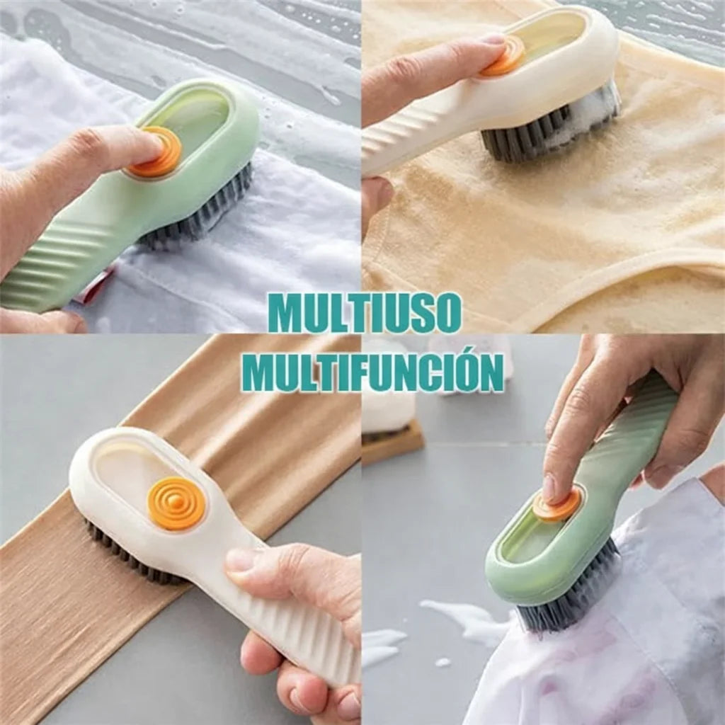 CleanFoam Pro™ Cepillo con Dispensador de Jabon
