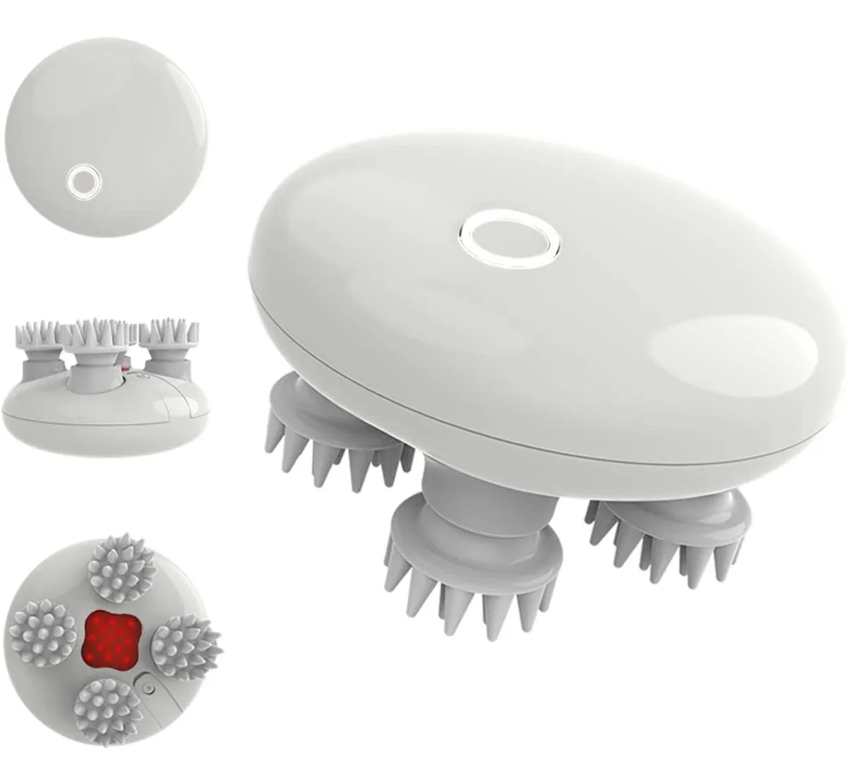 CapilZen™ Masajeador Eléctrico de Cuero Cabelludo y Cuerpo Completo