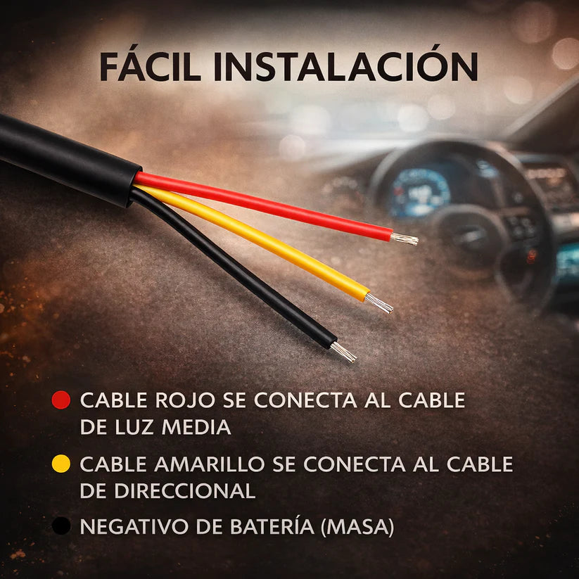 LumiDrive™ – Iluminación LED con efecto dinámico para tu carro