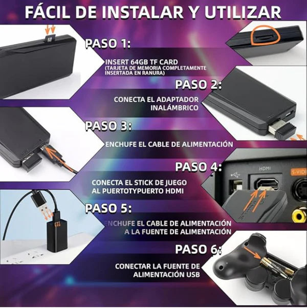 RetroMax 4K™ – Diversión Infinita en tu Pantalla