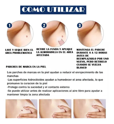 FORMU CLEAR™ Piel libre de verrugas sin dolor ¡216 parches!
