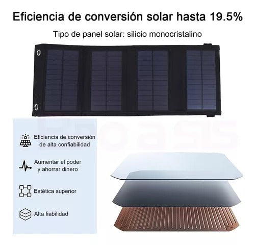SolarGo™ Tu cargador Solar Plegable