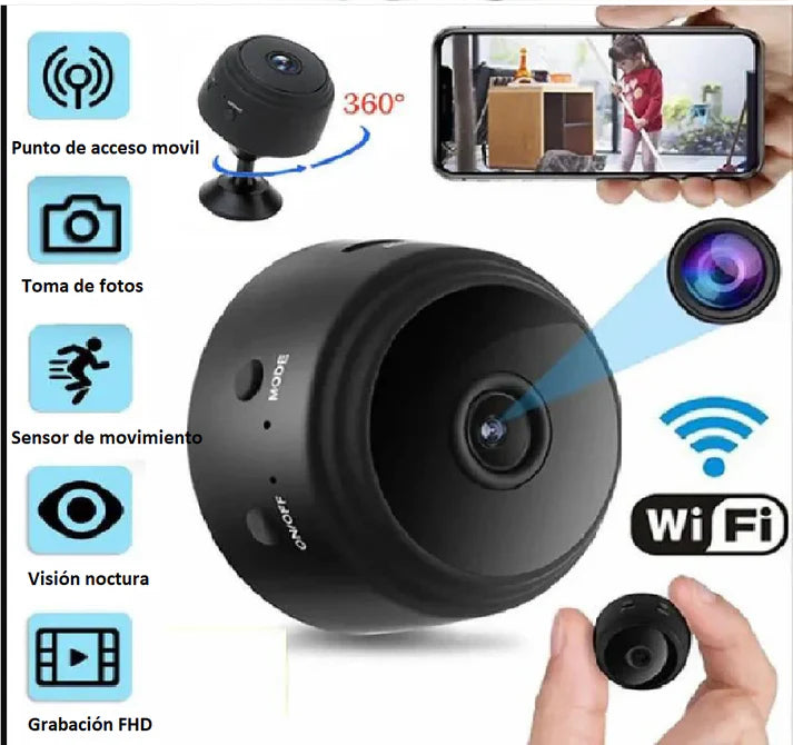 StealthCam™ – Mini Cámara WiFi de Seguridad Inteligente