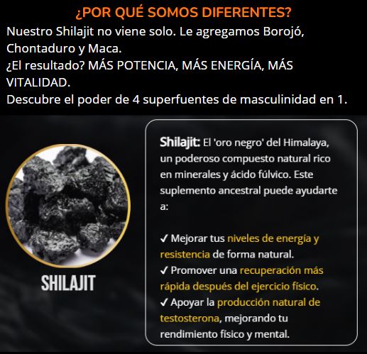 Shilajit Resin™  Vitalidad y Equilibrio Natural