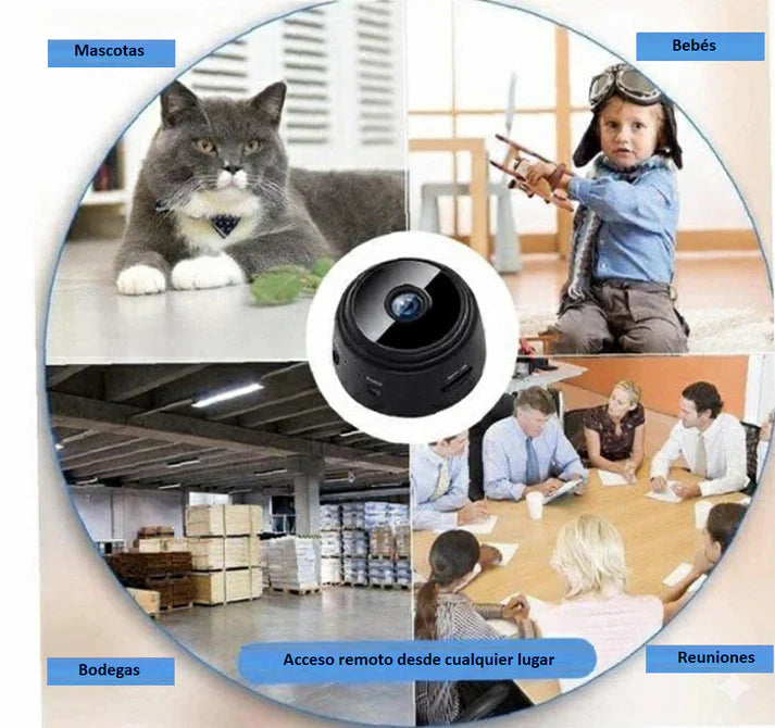 StealthCam™ – Mini Cámara WiFi de Seguridad Inteligente